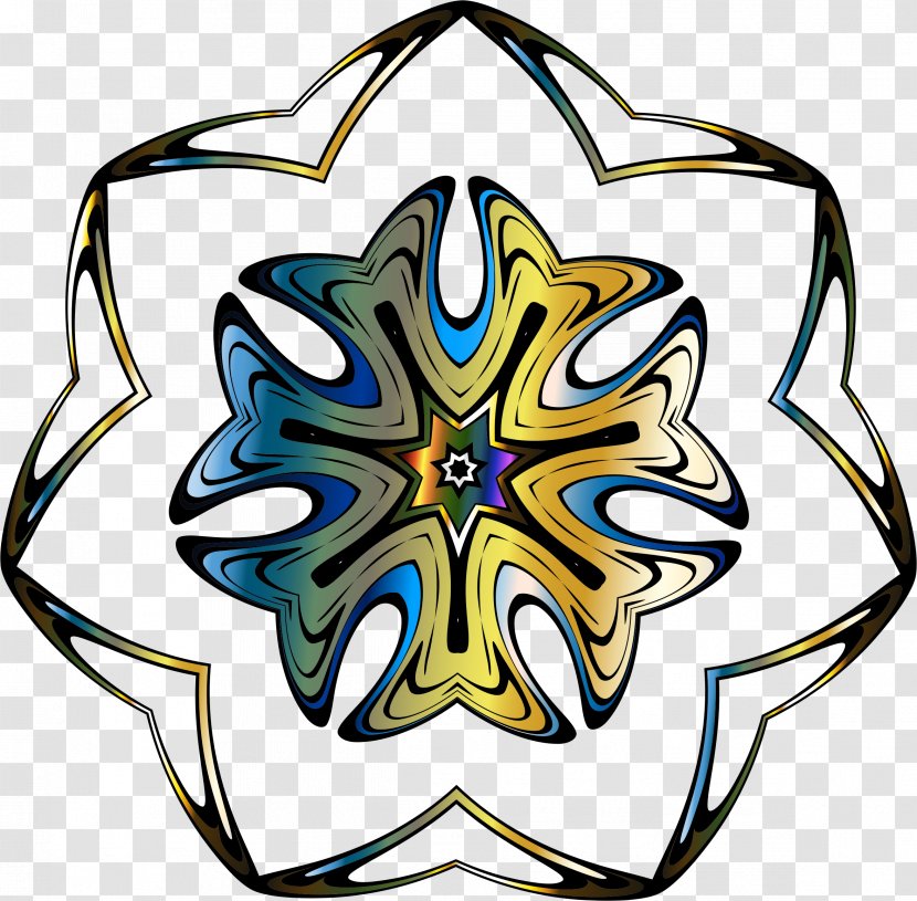Symmetry Line Leaf Clip Art - Flower - Mandala Pack Transparent PNG
