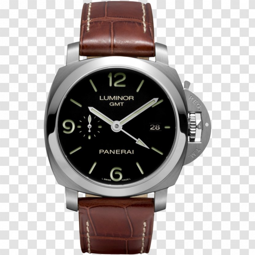 Panerai Men's Luminor Marina 1950 3 Days GMT Automatic Acciaio Watch Power Reserve Indicator - Pam00423 23 Transparent PNG