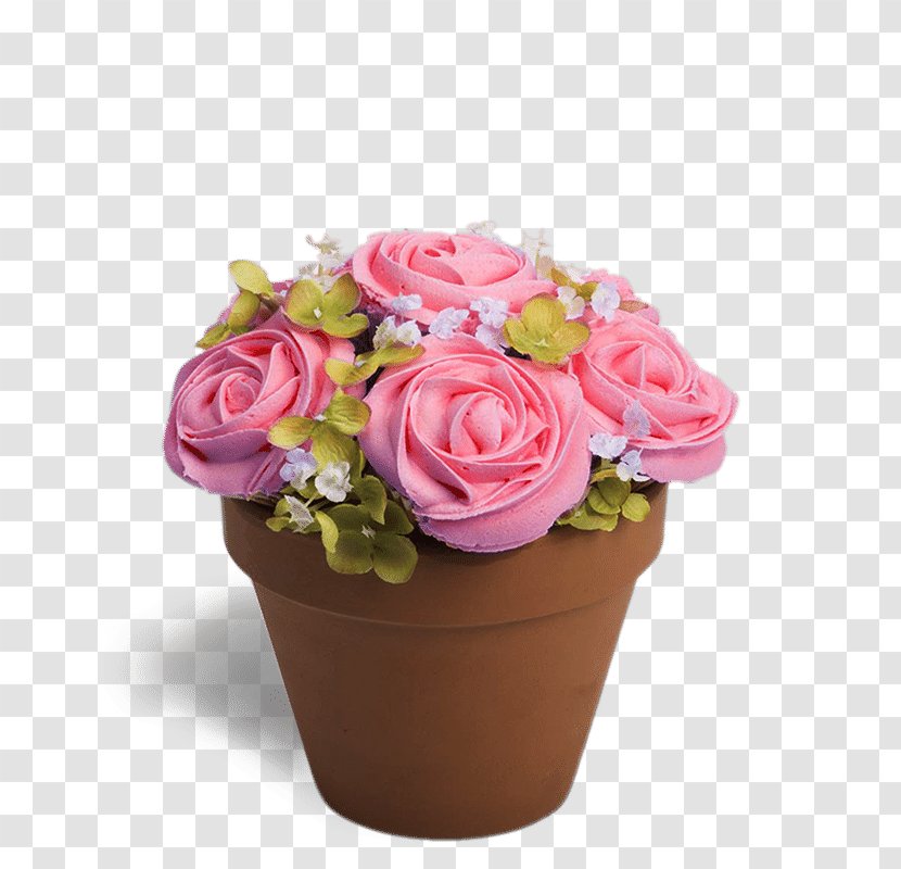 Cupcake Flower Bouquet Gift - Rose Order - CHEESCAKE Transparent PNG