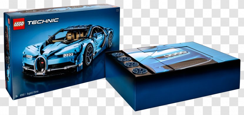 Bugatti Chiron Lego House Technic The Group - Toy - Top View Transparent PNG