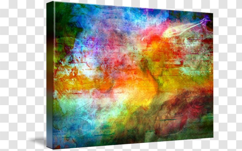 Modern Art Abstract Expressionism Painting Acrylic Paint Transparent PNG