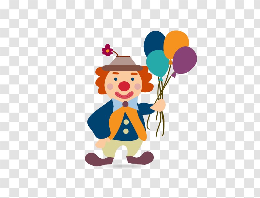 Children's Party Clown Birthday - Illustration - Juggling Cartoon Transparent PNG