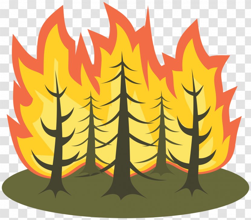 Wildfire Clip Art - Tree - Fire Transparent PNG