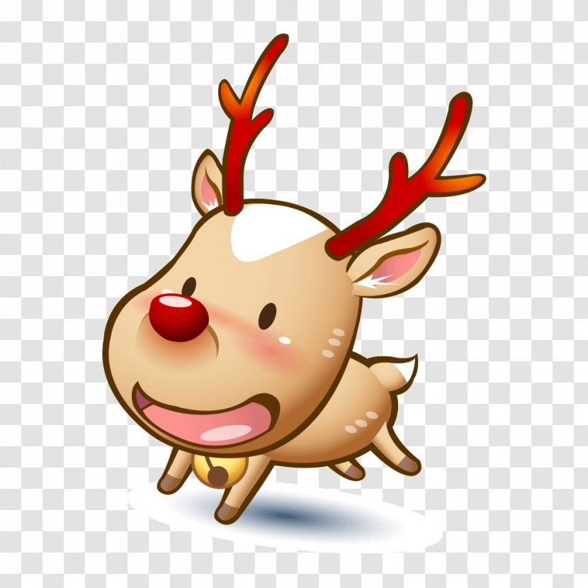 Santa Claus Reindeer Snowman Christmas Transparent PNG