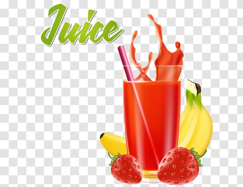 Strawberry Juice Orange Vector Graphics Clip Art - Lemon Transparent PNG