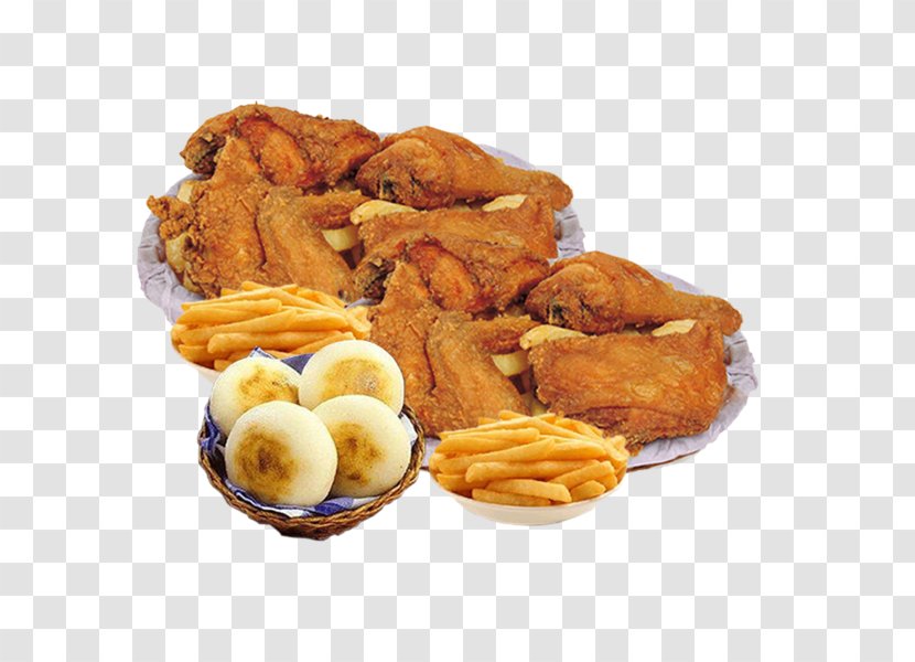 Fried Chicken Fast Food Fingers Frying French Fries Transparent PNG