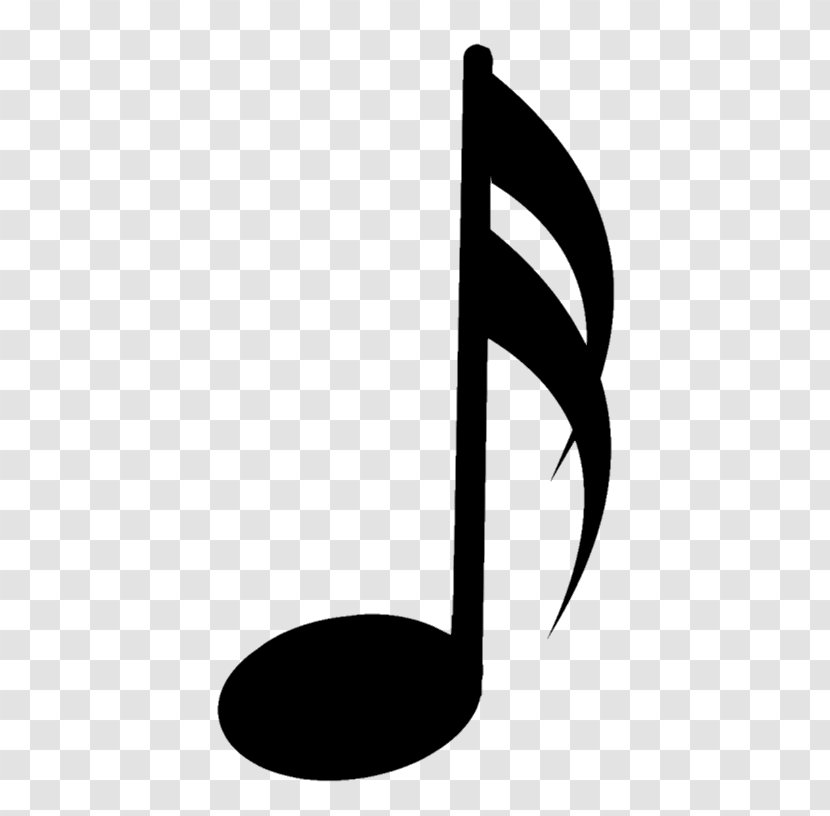 Music Note - Blackandwhite - Eighth Transparent PNG