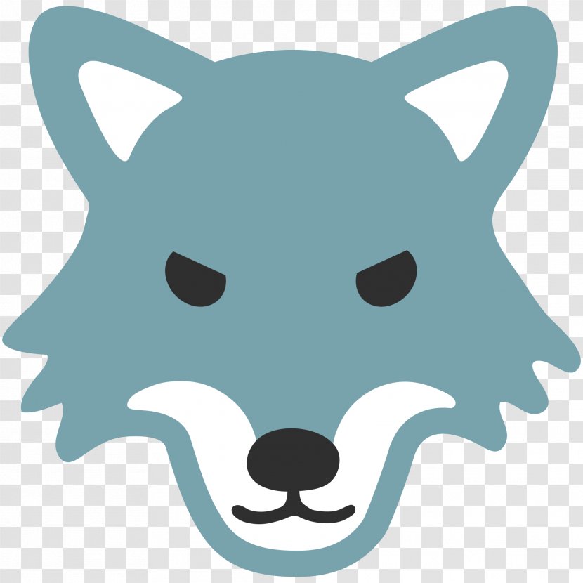 Emojipedia Swarms Gray Wolf Text Messaging - Big Bad Transparent PNG