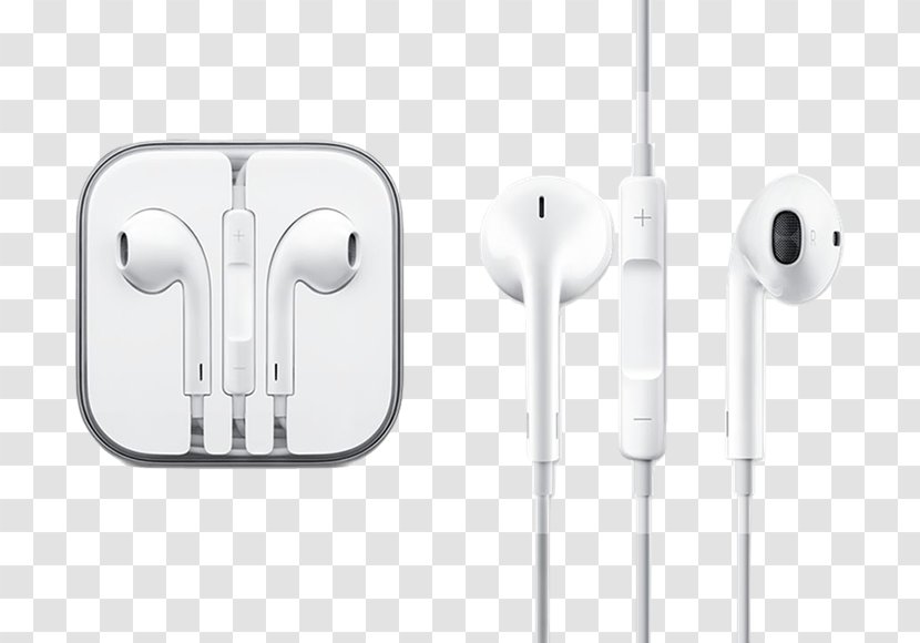 Apple Earbuds IPhone X AirPods Microphone Lightning - Iphone Transparent PNG