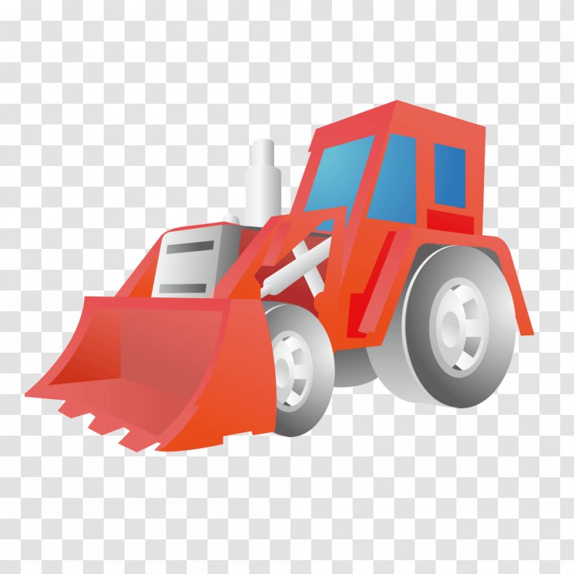 Bulldozer Euclidean Vector Icon Transparent PNG