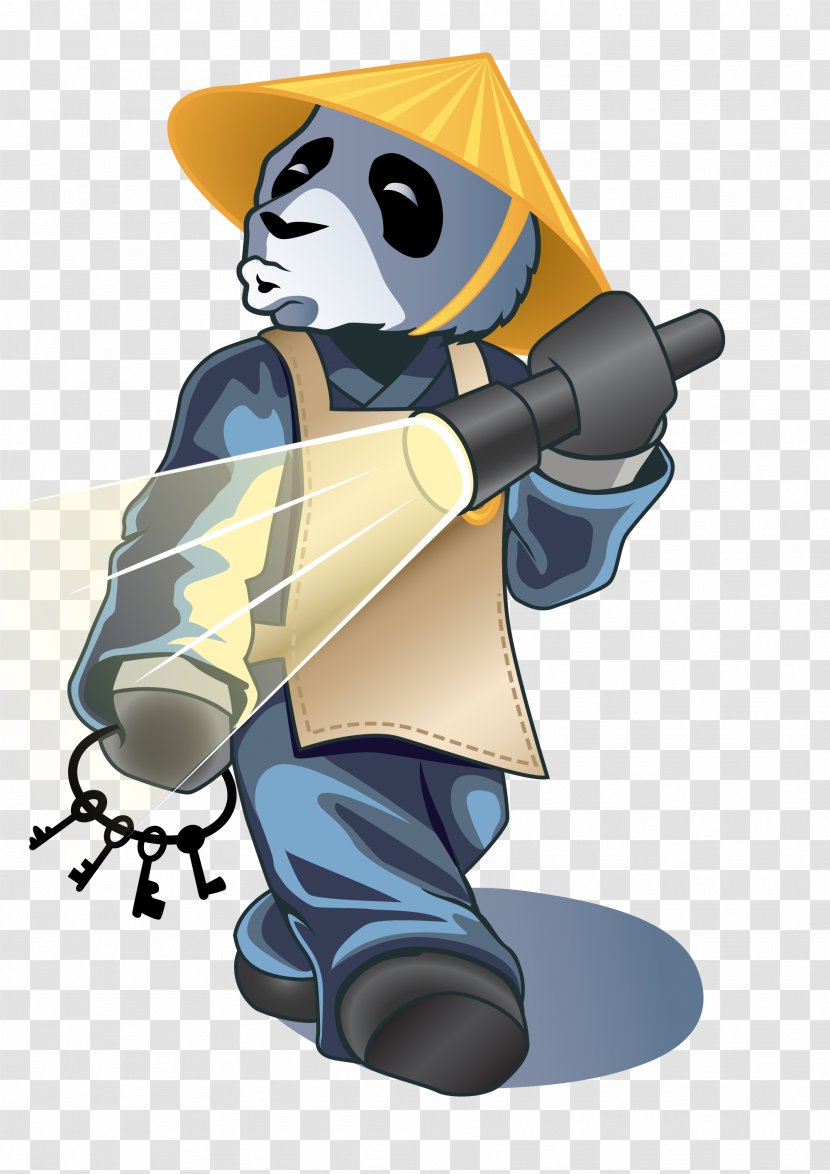 Xen Computer Security Panda Hardware - Technology - Mascot Transparent PNG