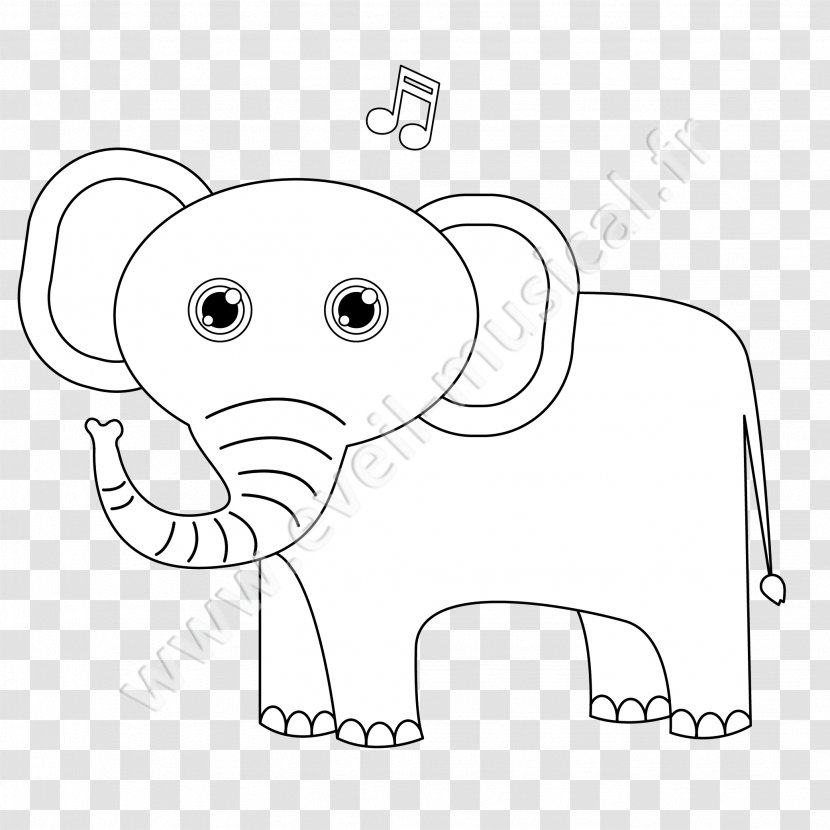 Indian Elephant African Clip Art /m/02csf Drawing - Heart - Cakes Baby Outlines Transparent PNG