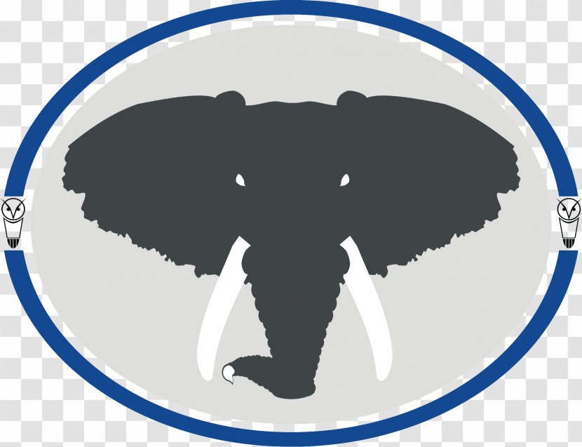 Indian Elephant African Dog Logo Snout Transparent PNG