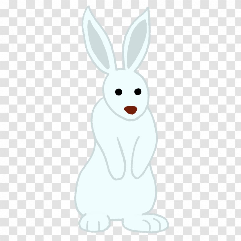 Domestic Rabbit Hare Easter Bunny Drawing - Vertebrate Transparent PNG