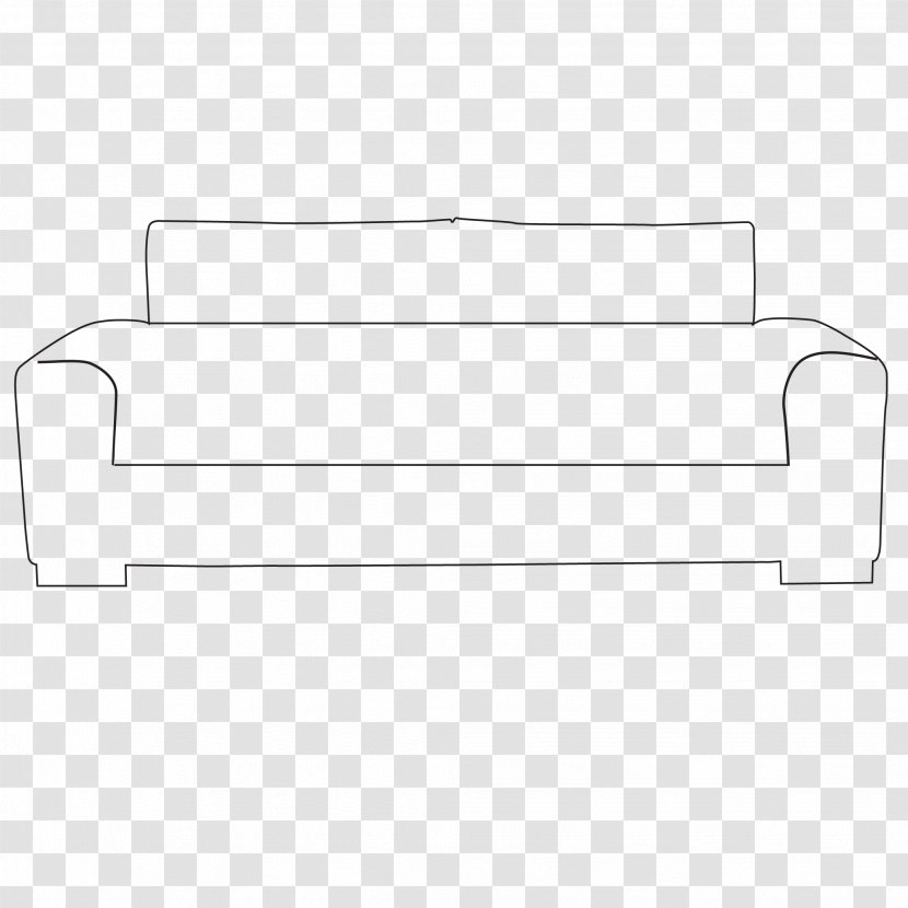 White Material Pattern - Vector Hand-painted Sofa Transparent PNG