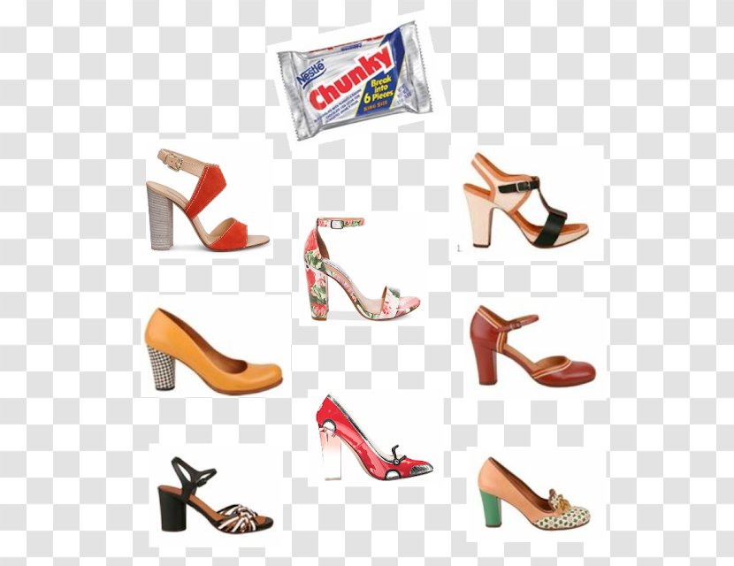 Sandal High-heeled Shoe - Highheeled - Block Heels Transparent PNG