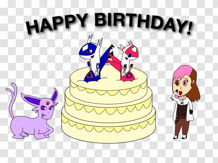 Cartoon Birthday Cake - Dessert Torte Transparent PNG