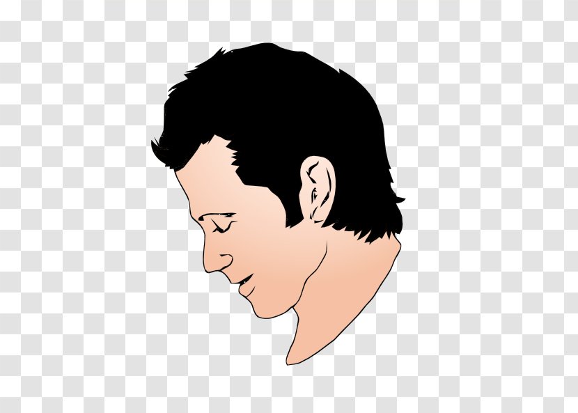 Face Man Clip Art - Forehead - Boy Side Cliparts Transparent PNG