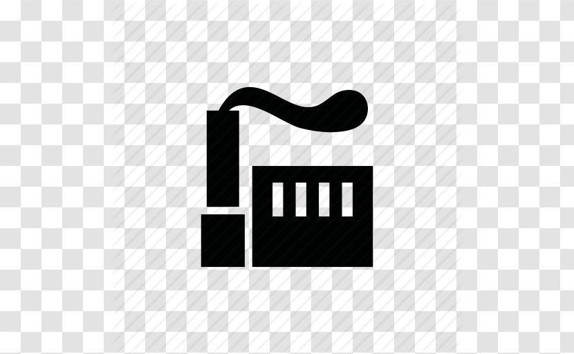 Industry Factory Symbol - Black And White - Output Svg Icon Transparent PNG