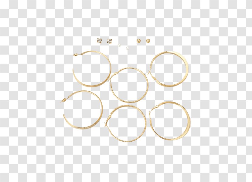 Body Jewellery Product Design Font - Metal - Hoop Earring Transparent PNG