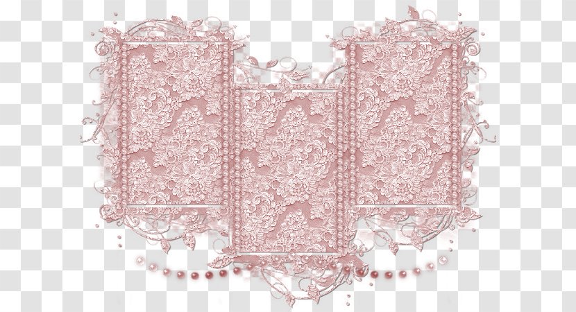 Lace Picture Frames Photography Pattern - Birthday - Material Transparent PNG