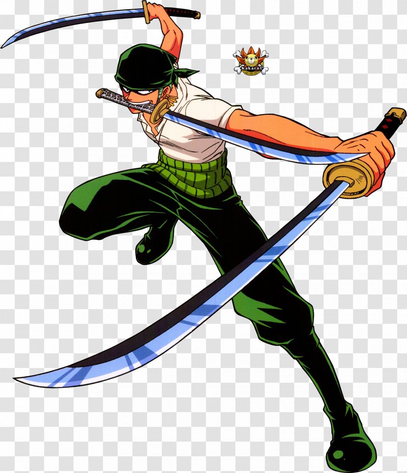 Roronoa Zoro One Piece Treasure Cruise Monkey D. Luffy - Watercolor - Pic Transparent PNG