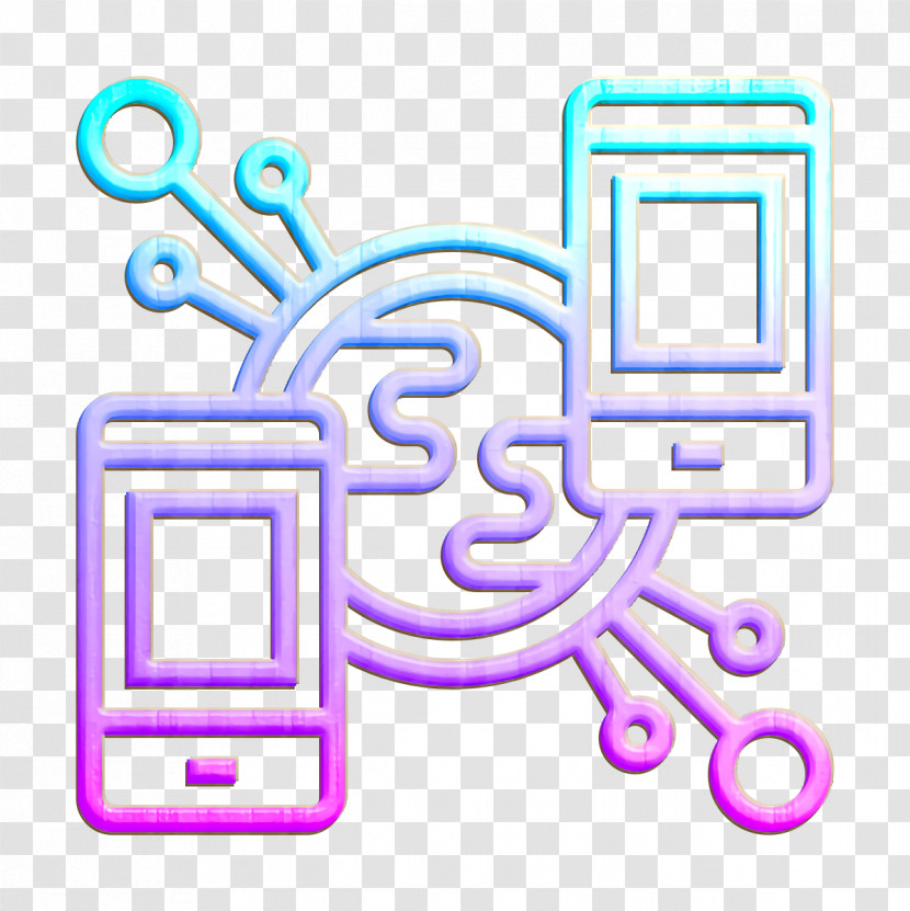 Blockchain Icon Share Icon Network Icon Transparent PNG
