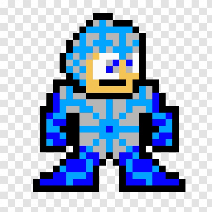 Pixel Art Character DeviantArt - Pixelation - Megaman Transparent PNG
