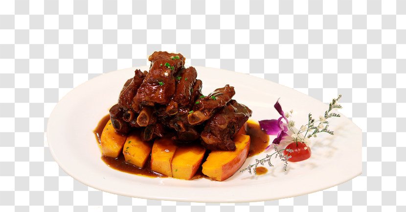 Pork Ribs Chinese Cuisine Braising Five-spice Powder - Food - Pumpkin Transparent PNG