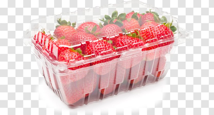 Strawberry Clamshell Plastic Packaging And Labeling Container - Cosmetic Transparent PNG