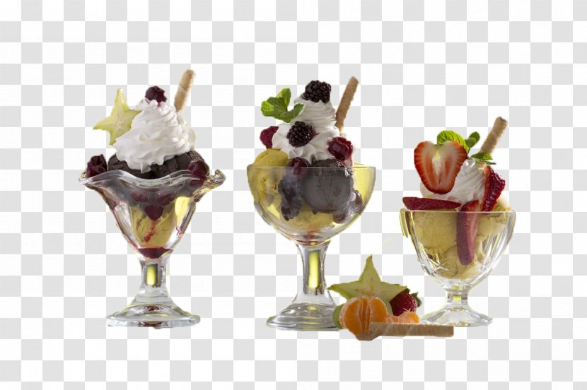 Strawberry Ice Cream Sundae Parfait - Dessert - Fruit Transparent PNG