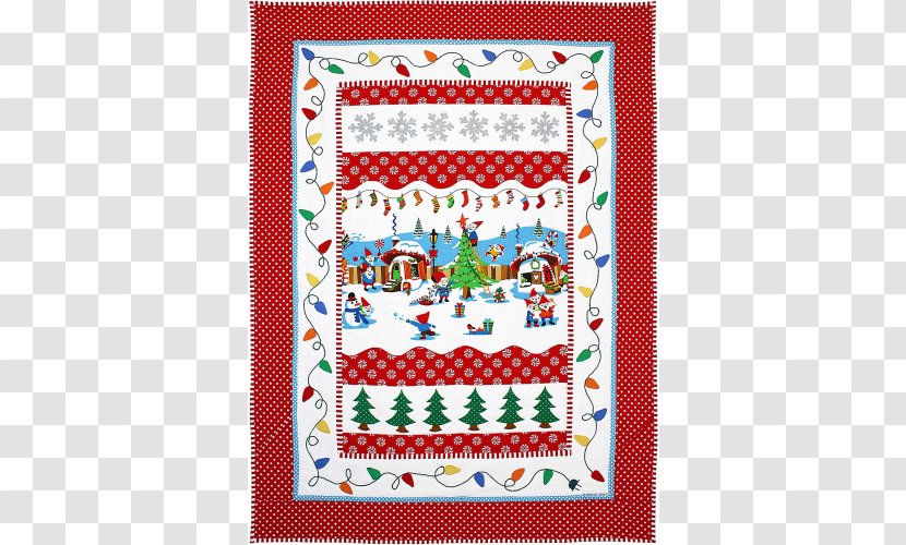 Quilting Textile Cotton Place Mats Gnome - Holiday Transparent PNG