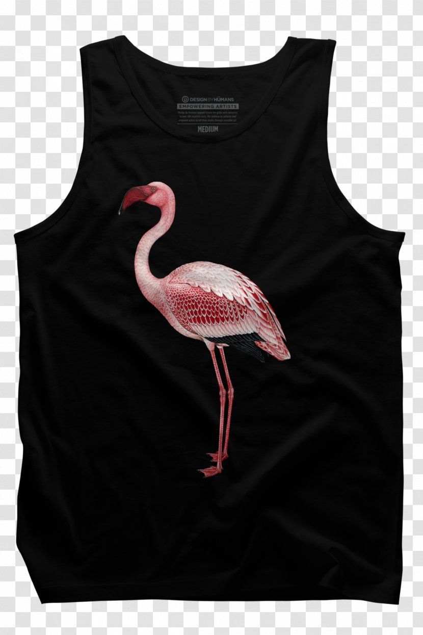 T-shirt Pink M Neck - Tshirt - Flamingo Printing Transparent PNG
