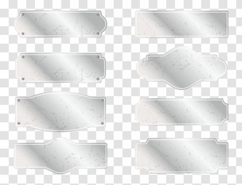 Euclidean Vector - Paper - Silver Gradient Sign Transparent PNG