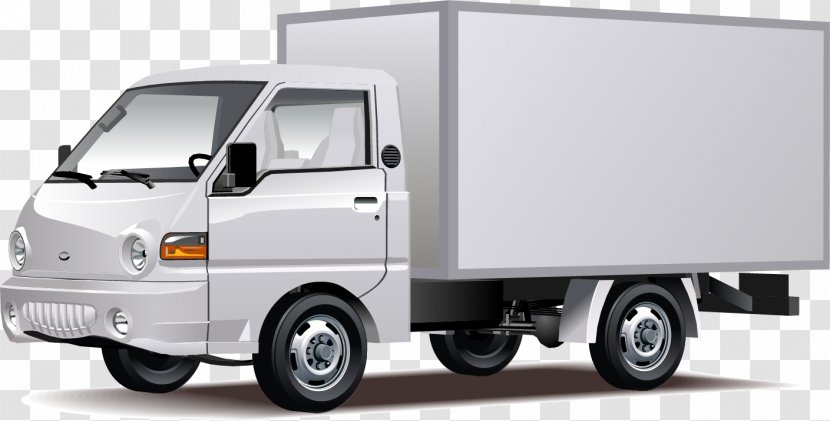 Pickup Truck Car Van Ram Trucks - Commercial Vehicle - Vector Hand-painted Long Transparent PNG