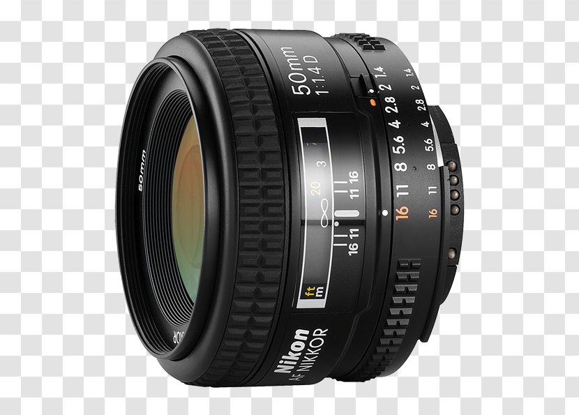 Nikon AF Nikkor 50 Mm F/1.8D AF-S 50mm F/1.4G F/1.4D Camera Lens - Af F18d Transparent PNG