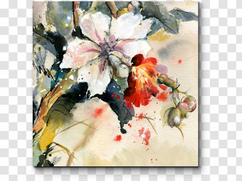 Watercolor Painting Orchids Art Paper - Paint Transparent PNG