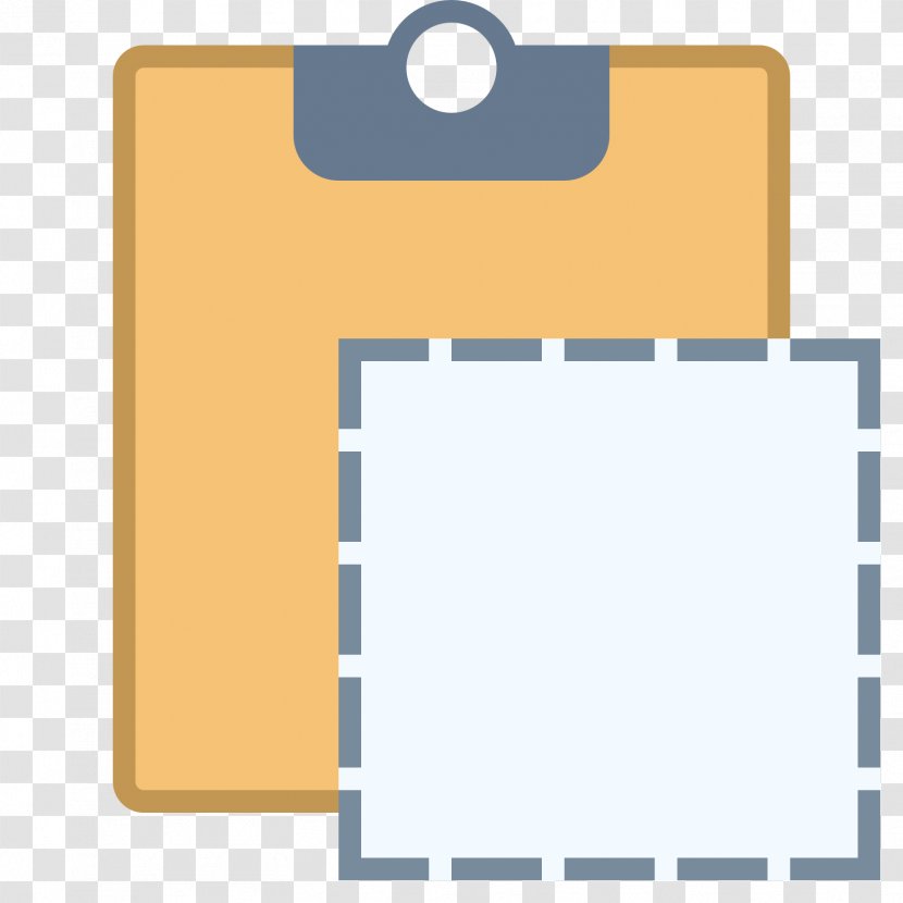 Clipboard Icon Design Cut, Copy, And Paste - Area - Polyline Vector Transparent PNG