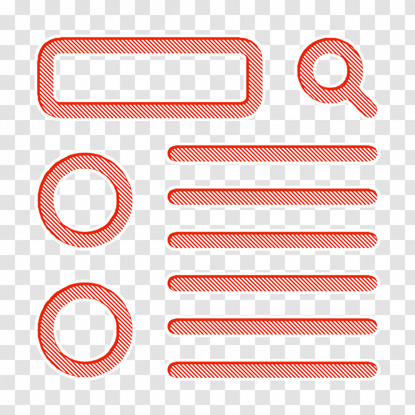 Ui Icon Wireframe Icon Transparent PNG