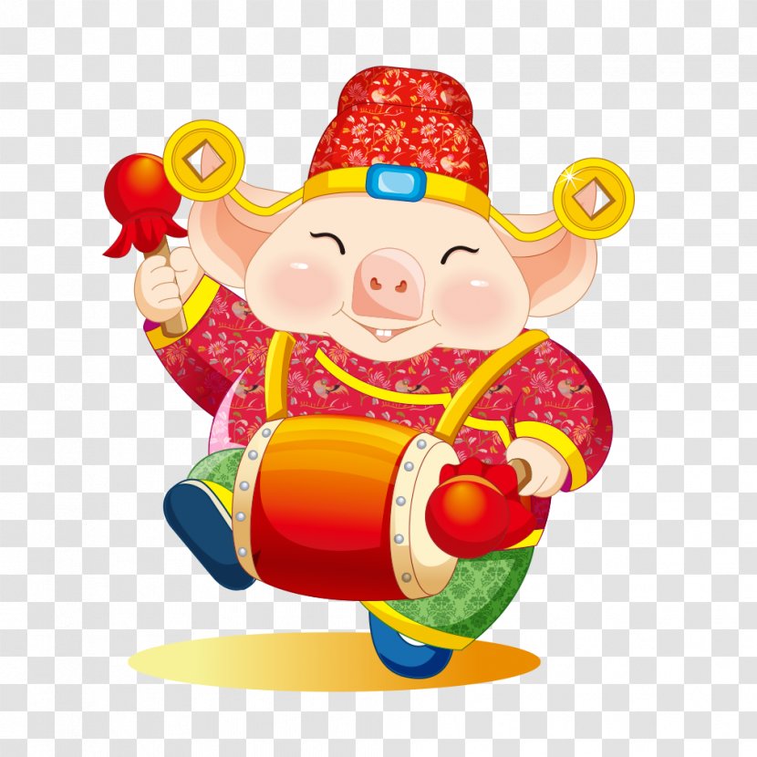 Chinese Zodiac New Year Domestic Pig - Product - Lucky Transparent PNG