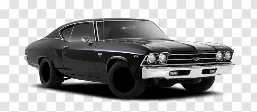 Muscle Car Compact Automotive Design Model - Chevrolet Chevelle Transparent PNG