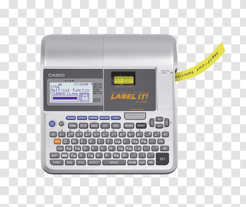 Label Printer Paper Casio KL 60 - Barcode Transparent PNG