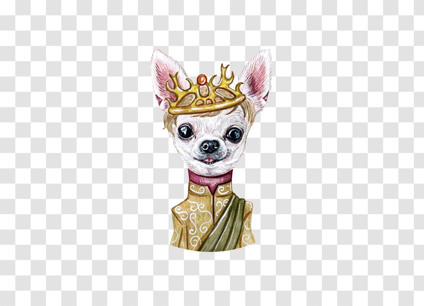 Chihuahua Puppy Illustration - Dog - The Crown Of Dog's Head Transparent PNG