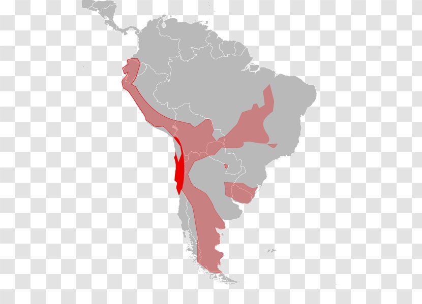 Latin America South United States Hispanic Map - Mapa Polityczna Transparent PNG
