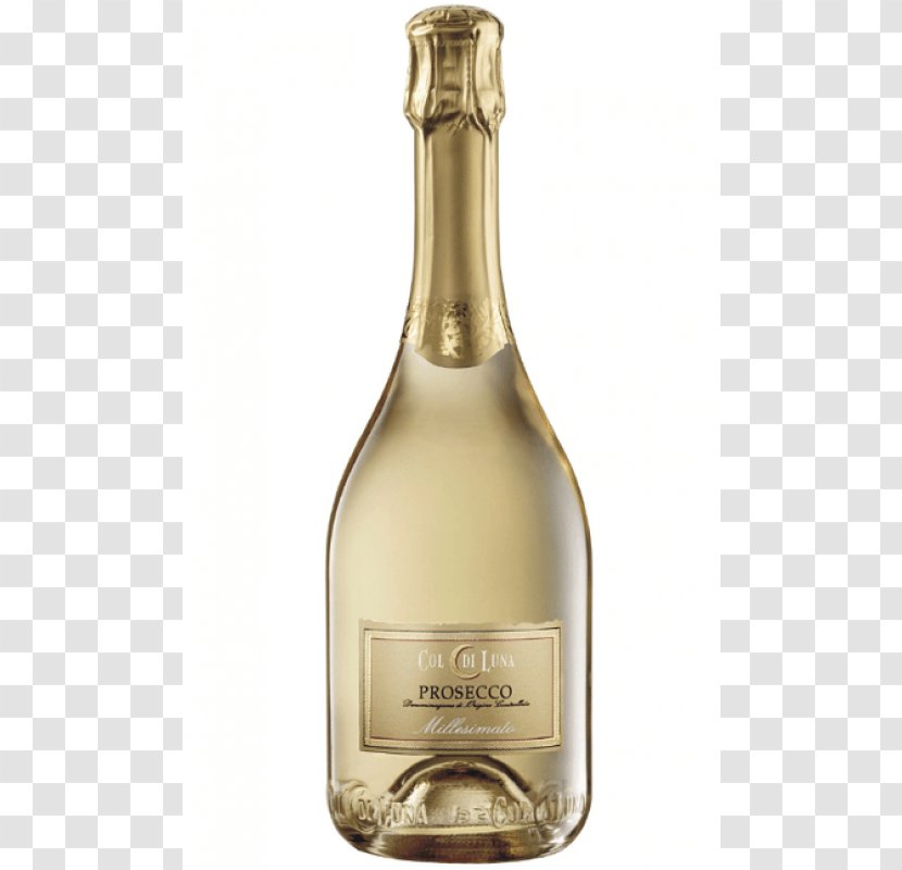 Champagne Sparkling Wine Prosecco Sauvignon Blanc - Glass Bottle Transparent PNG