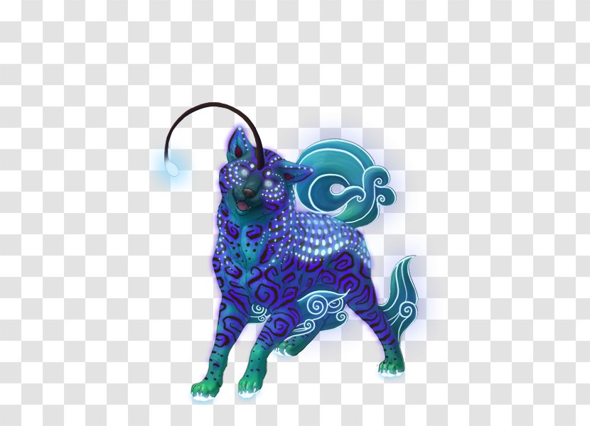 Purple Turquoise Legendary Creature Transparent PNG