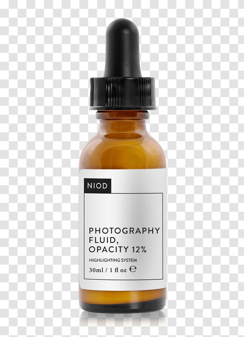 NIOD Photography Fluid Copper Amino Isolate Serum 1% Multi-Molecular Hyaluronic Complex Light Skin Care - Refraction Transparent PNG