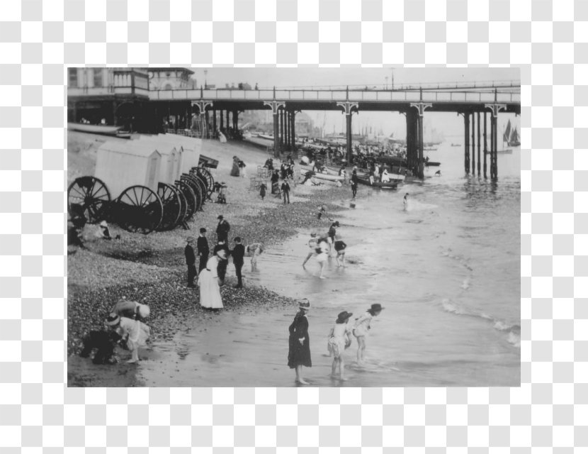 Bathing Machine Sea 1880s Beach - Swimming - Scene Transparent PNG