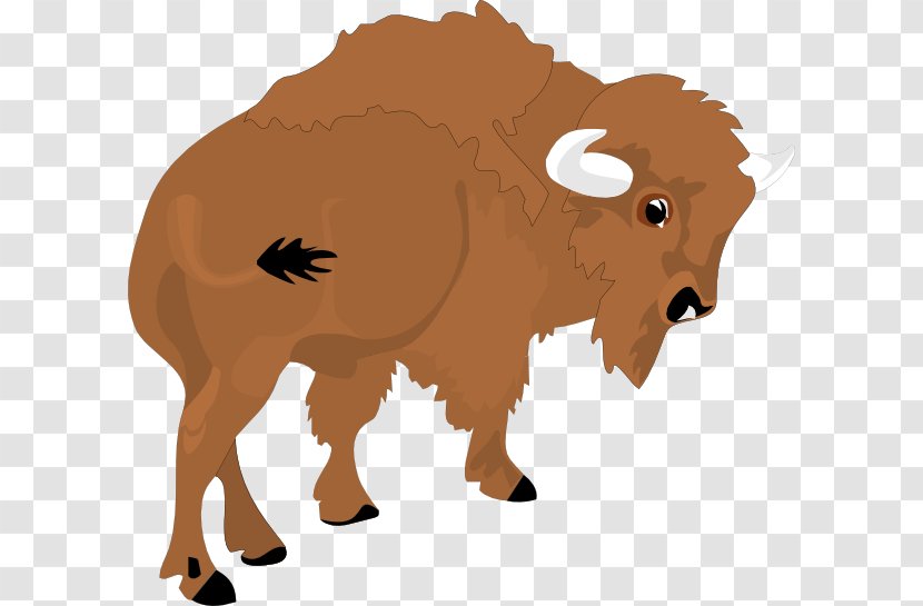 American Bison Bonasus Clip Art - Cattle Like Mammal - Cartoon Cliparts Transparent PNG