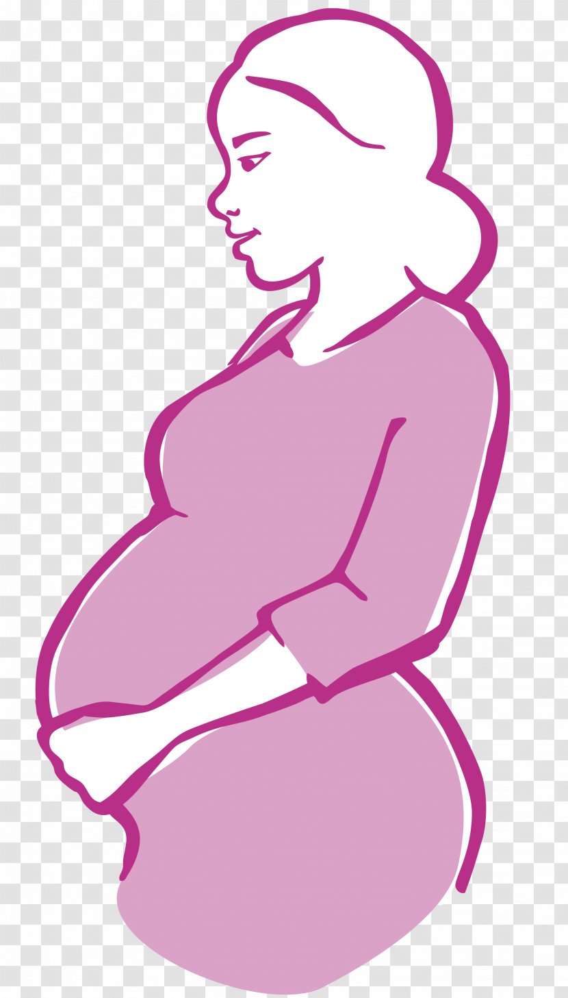 Pregnancy Woman Doula Maternity Centre Miscarriage - Cartoon - Pregnant Transparent PNG